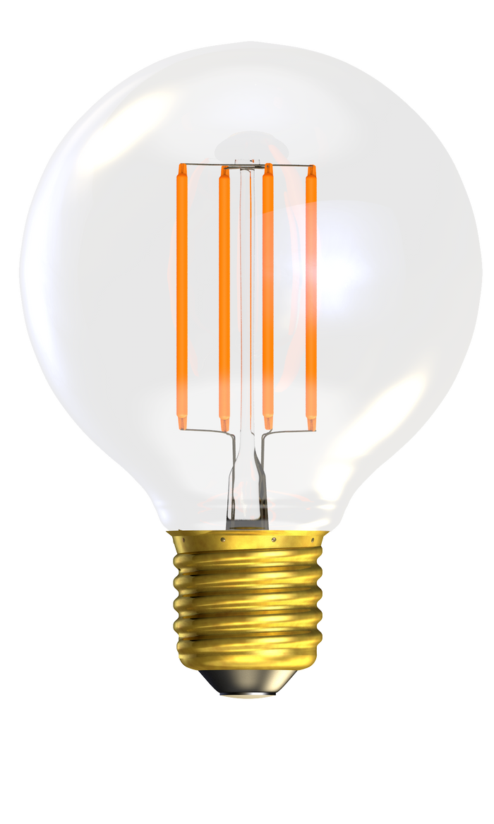 Bell 60137 - 4W LED Filament Globe Cage Clear Dimmable - ES, 2700K