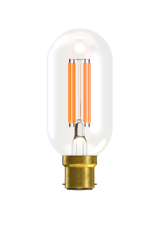 Bell 60145 - 4W LED Filament Tubular Short Clear - BC, 2700K