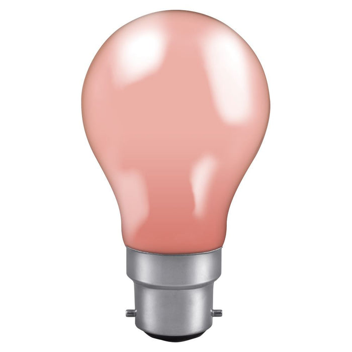 Crompton 25PIBC-GLZ - Colourglazed GLS • 25W • Pink • BC-B22d