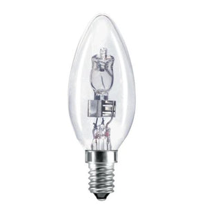 Bell 05192 18W Eco Halogen Candle SES Clear Halogen Energy Savers Bell - The Lamp Company