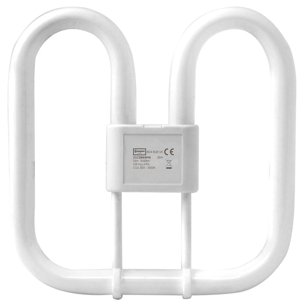 Kosnic Lampe CFL 2D Papillon 28W GR10q Blanc Lumière Du Jour 6500K - 4 Broches