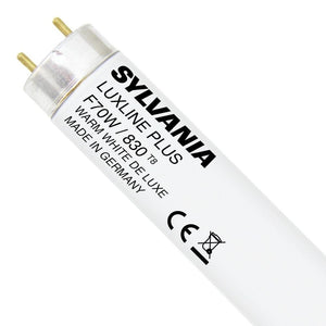 Sylvania - F70T8-83-SY - 70w T8 1800mm 6 Foot Colour:83,  00000001093, F70W/830 Fluorescent Tubes Sylvania - The Lamp Company