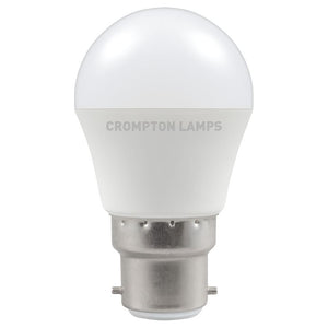 Crompton 11496 - LED Round Thermal Plastic • 5.5W • 2700K • BC-B22d