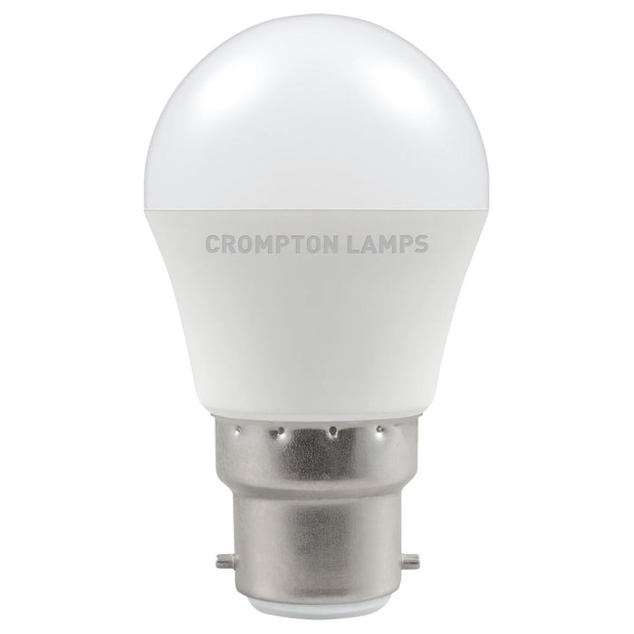 Crompton 11496 - LED Round Thermal Plastic • 5.5W • 2700K • BC-B22d