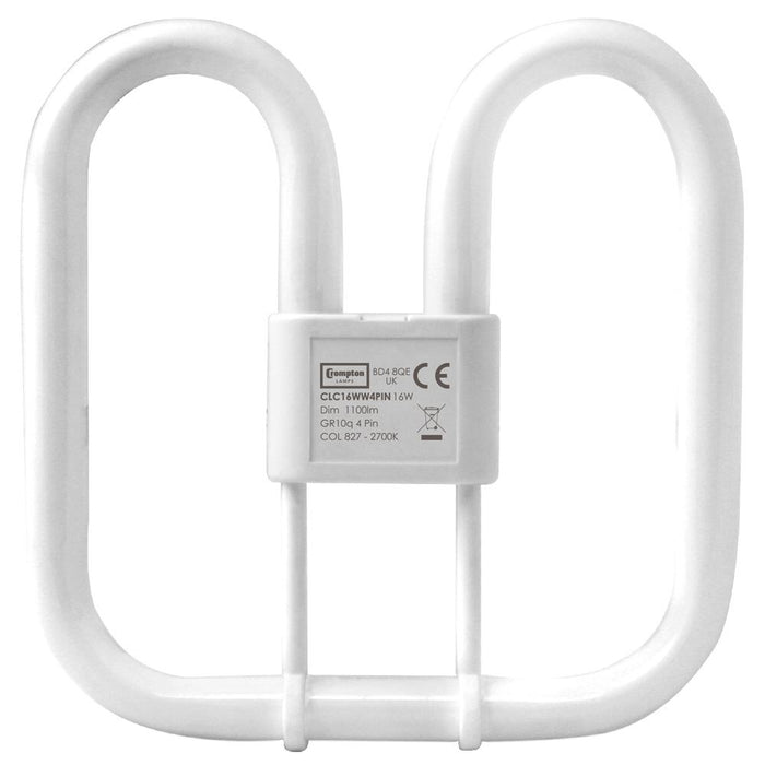 Crompton CLC16WW4PIN - CFL CC • Dimmable • 16W • 2700K • GR10q 4-Pin