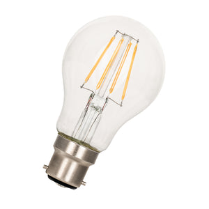 Bailey - 80100036886 - LED FIL A60 B22d 24V 3W (29W) 300lm 827 Clear Light Bulbs Bailey - The Lamp Company
