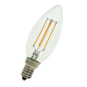 Bailey - 80100041657 - LED FIL C35 E14 DIM 4W (35W) 400lm 827 Clear Light Bulbs Bailey - The Lamp Company