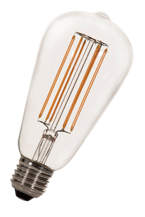 Bailey - 80100036362 - LED FIL Long ST64 E27 DIM 5.8W (40W) 470lm 922 Light Bulbs Bailey - The Lamp Company