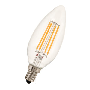 Bailey - 80100038458 - LED FIL C35 E12 3W (32W) 350lm 827 Clear Light Bulbs Bailey - The Lamp Company
