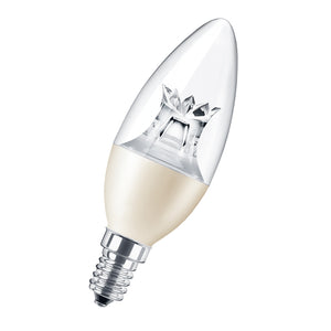 Bailey - 80100137073 - MAS LEDcandle DT 6-40W E14 B38 CL Light Bulbs PHILIPS - The Lamp Company