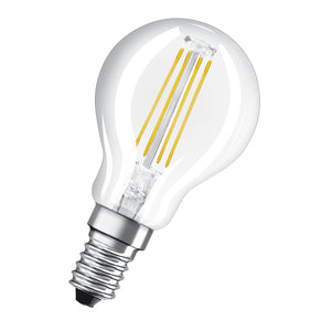 Bailey - 80100241785 - LED RELAX and ACTIVE CLASSIC P40 E14 4W 2700K CL Light Bulbs OSRAM - The Lamp Company