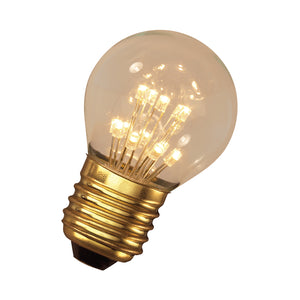 Bailey - 80100839092 - Pearl LED Ball E27 240V 1W 2100K Light Bulbs Calex - The Lamp Company