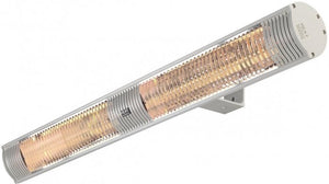 Shadow Patio Heater in Silver - Heat Outdoors IP65 4KW Heaters heat outdoors - The Lamp Company