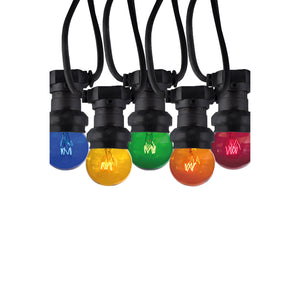 Bailey - 91300835776 - Party Light Set E27 240V 15W Coloured Light Bulbs Calex - The Lamp Company