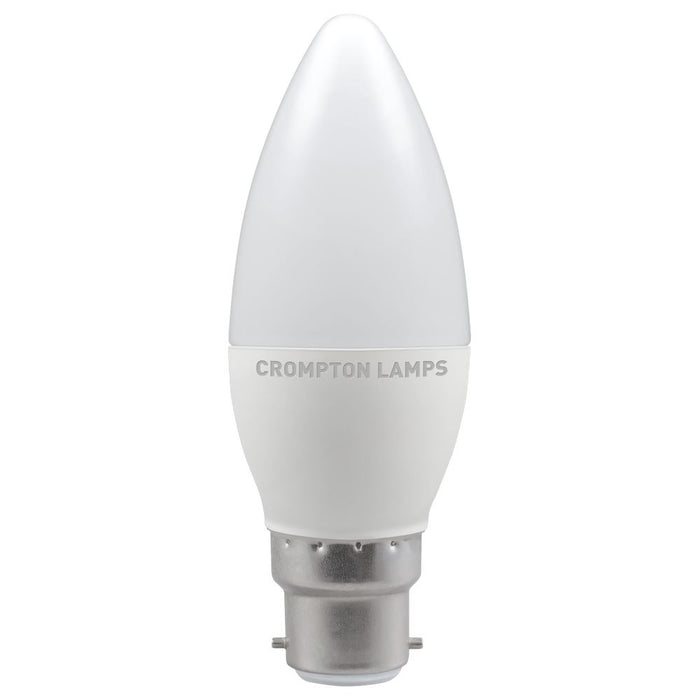 Crompton 11335 - LED Candle Thermal Plastic • 5.5W • 4000K • BC-B22d