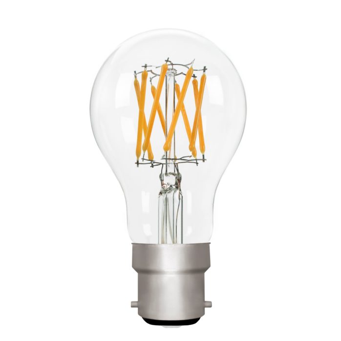 Zico ZIK031/6W27B22C - GLS A60 Clear 6w B22 2700k