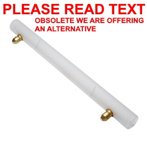 OBSOLETE READ TEXT - 240v 60w Round Pegs 500mm Frosted 2 Caps Incandescent Crompton - The Lamp Company