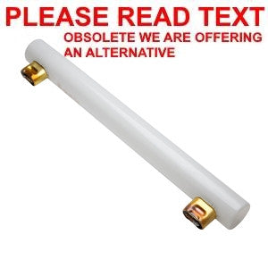 OBSOLETE READ TEXT - 240v 60w S14s Opal 500mm Two Caps Incandescent Other - The Lamp Company