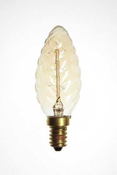 C15SES-TWDE-SO - 240v 15w E14 Candle Twisted Decorative