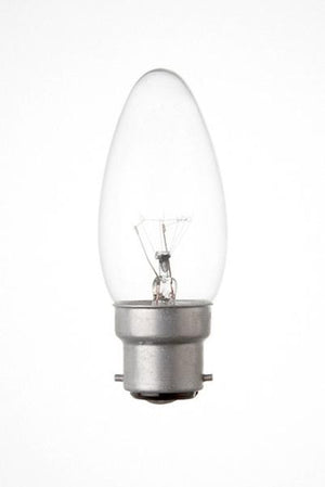 C25BC-PLRS-BE - 240v 25w Ba22d 35mm Clear Tough Lamp : Obsolete, please read below text