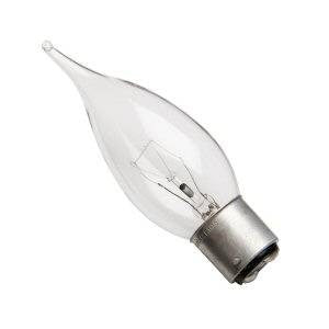 C60BC-CV6-PH - 240v 60w Ba22d Clear 35mm Coupe De Vente