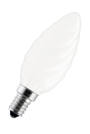 Bailey - CE499240040TF - E14 C50 240V 40W Twisted Frosted Light Bulbs Bailey - The Lamp Company