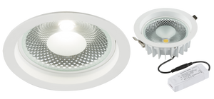 Knightsbridge CRDL15 230V 15W COB LED Recessed Commercial Downlight 4000K - Knightsbridge - Sparks Warehouse