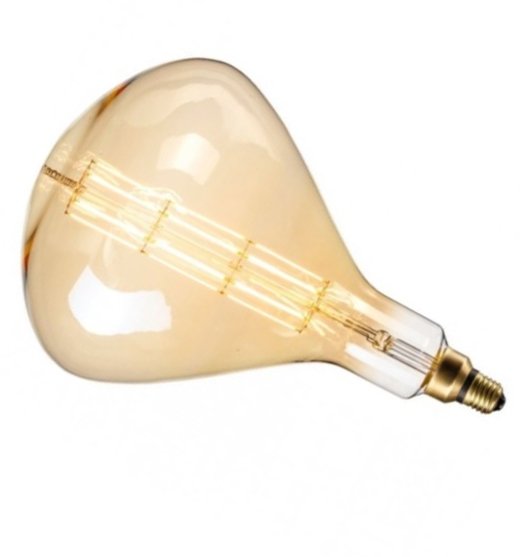 Sydney Gold LED lamp 8W 800lm 2200K Dimmable - Calex - 425924