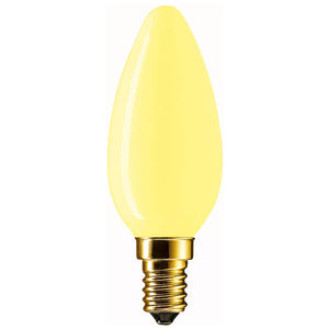 Candle 240V 25W SES Yellow