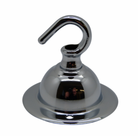 05063 Ceiling Hook-plate Chrome 2½” Ø