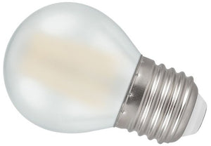 7277 - Crompton LED 5W Frosted Filament Dimmable Round ES Warm White (40W Alternative) Specific Brands Crompton - The Lamp Company