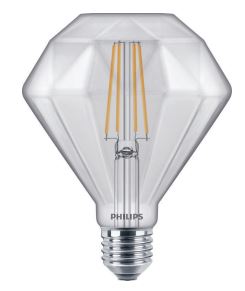 59353700 - Philips - LEDClassic 5-40W Diamond E27 2700K CL D 112x142mm LED Light Bulbs Philips - The Lamp Company