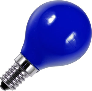 Schiefer L147215006 - E14 Filamentled Ball G45x75mm 230V 1W Blue AC Non-Dim - GBL1SES-B LED Bulbs Schiefer - The Lamp Company