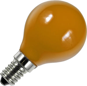 Schiefer L147215005 - E14 Filamentled Ball G45x75mm 230V 1W Orange AC Non-Dim LED Bulbs Schiefer - The Lamp Company