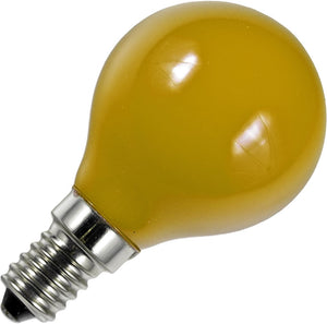 Schiefer L147215004 - E14 Filamentled Ball G45x75mm 230V 1W Yellow AC Non-Dim LED Bulbs Schiefer - The Lamp Company