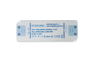 Integral ECP50-24VF-1 - CONSTANT VOLTAGE DRIVER 50W 24VDC IP20 NON-DIMM 200-240V INPUT