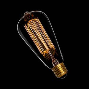 NAV2240E-SQ-SO - 230v 40w E27 Squirrel Cage Edison ST64x143mm