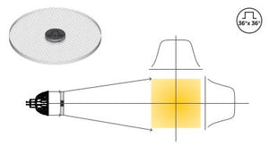 01597 - Soraa - Snap Lens - 4in Flat Top 36° x 36° LED Soraa - The Lamp Company