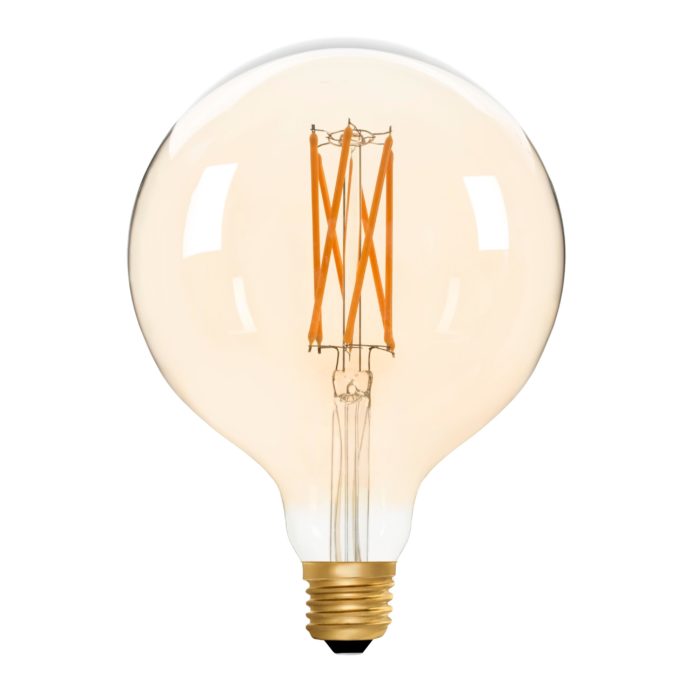 Zico ZIKD052/6W22E27A - Globe G125 Amber 6w E27 2000k