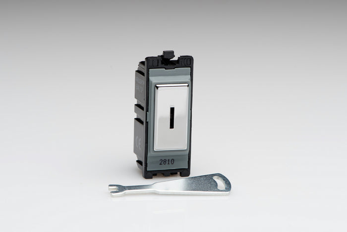 Varilight G201DKC - 20A 1-Way Double Pole Key Switch