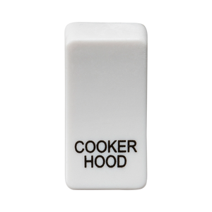 Knightsbridge GDCOOKU Switch cover "marked COOKER HOOD" - white - Knightsbridge - Sparks Warehouse