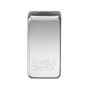 Knightsbridge GDDRYPC Switch cover "marked TUMBLE DRYER" - polished chrome - Knightsbridge - Sparks Warehouse