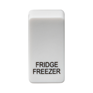 Knightsbridge GDFRIDU Switch cover "marked FRIDGE/FREEZER" - white - Knightsbridge - Sparks Warehouse