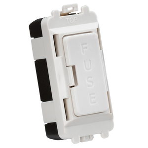 Knightsbridge GDM011U 13A fused module - white - Knightsbridge - Sparks Warehouse