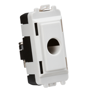 Knightsbridge GDM012U Flex outlet module (up to 10mm) - white - Knightsbridge - Sparks Warehouse
