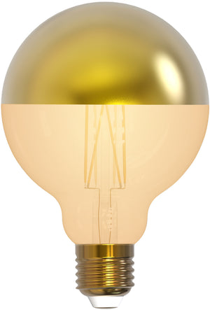 Girard Sudron 15654 - Globe D95 Filament LED "Golden Cap" 8W E27 2700K 950Lm Dim.amber glass
