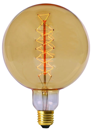 15980 - Globe G200 Metal filament Spiral? 40W E27 2000K 130Lm Amb.  The Lampco - The Lamp Company