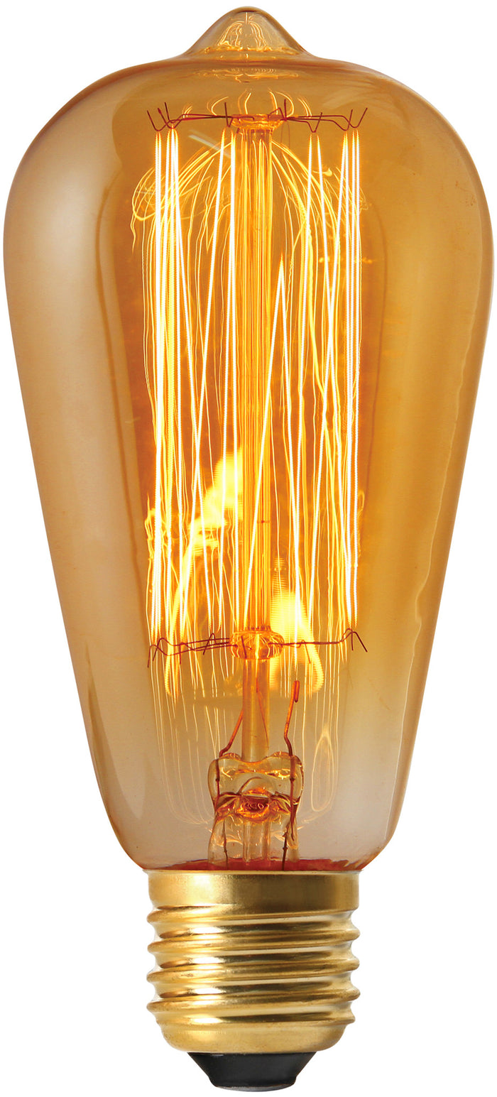 15991 - Edison Metal filament Vertical 40W E27 2000K 160Lm Amb.