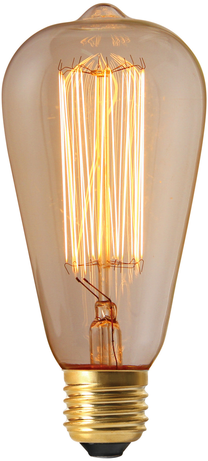 15993 - Edison Metal filament Vertical 40W E27 2200K 160Lm Cl.