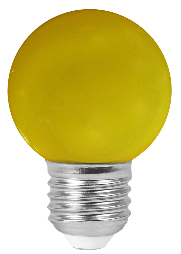 160137 - Golfball LED 1W E27 30Lm Yellow